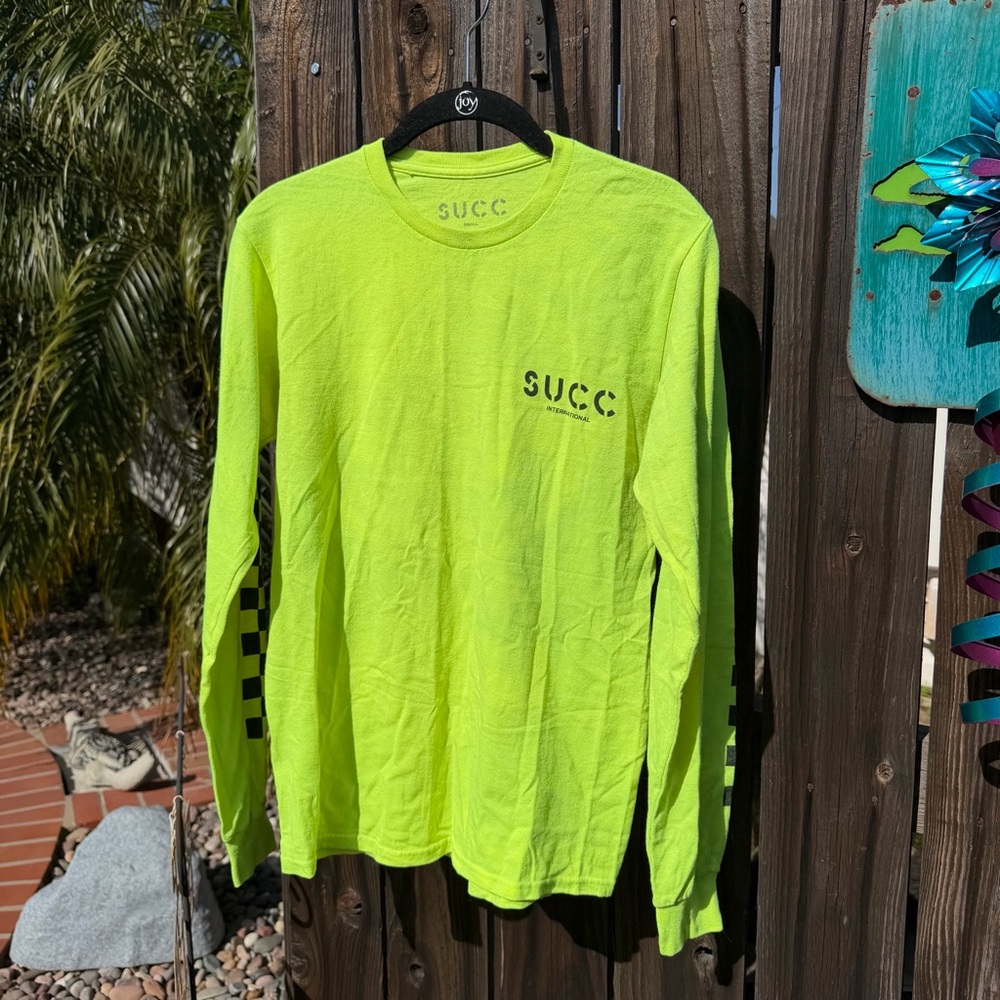 Vibrant Lime Long Sleeve Tee